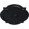 Ekena Millwork Waltz Ceiling Medallion (Fits Canopies up to 4 1/2"), 21 1/4"W x 17 3/8"H x 1"P, Steel Gray CM21WASGS - alternate 5